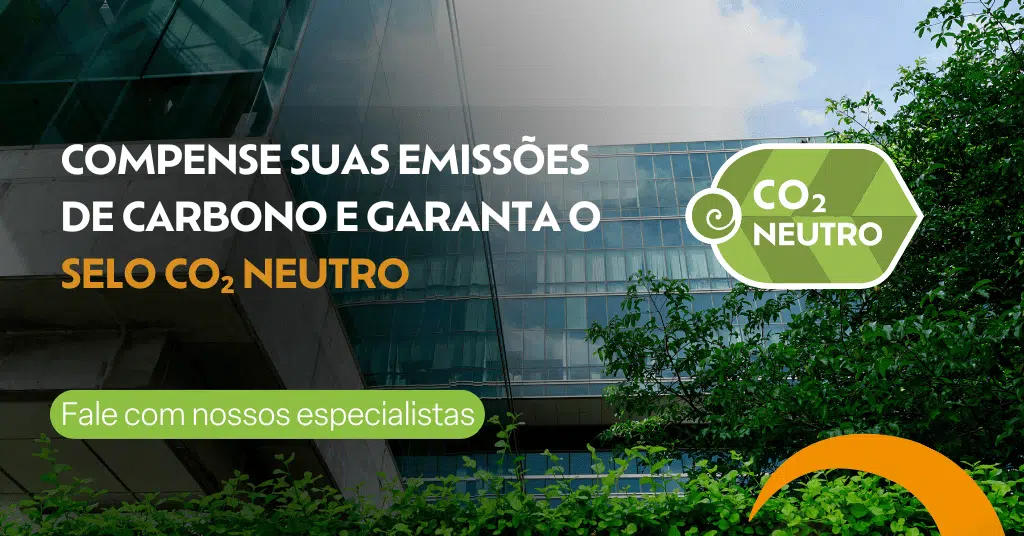 Compensação de carbono com compra de créditos do mercado de carbono do Brasil