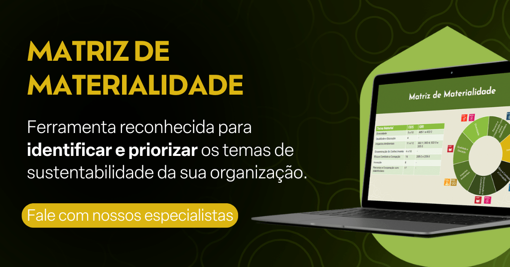 Matriz de Materialidade da Eccaplan como ferramenta para identificar temas de sustentabilidade
