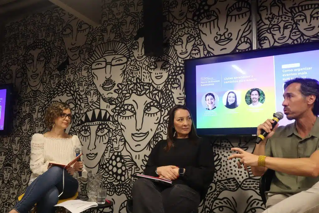 Mesa redonda Fórum de Eventos Sustentáveis Eccaplan